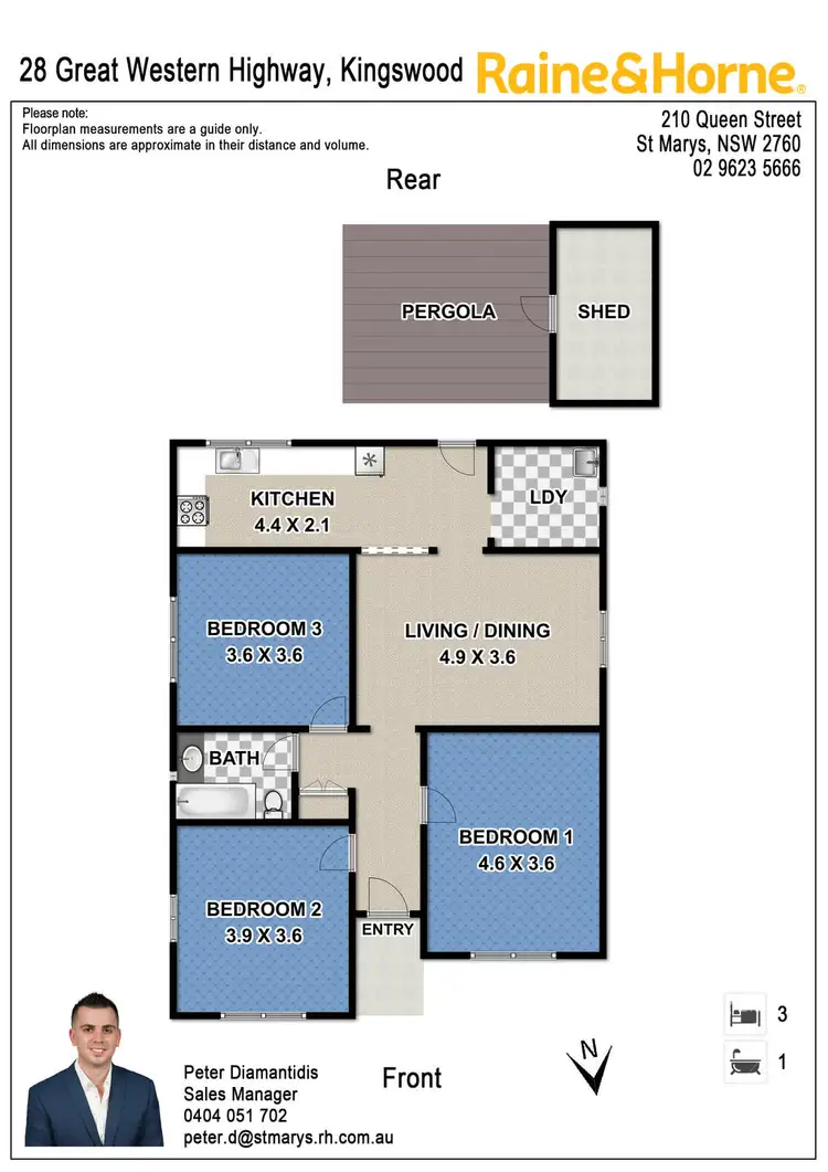Floorplan of Homely house listing, 28 Great Western Highway, Kingswood NSW 2747
