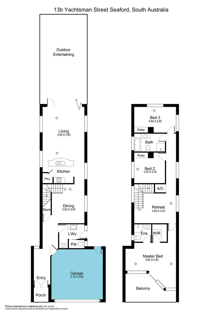 Floorplan of Homely house listing, 13B Yachtsman Street, Seaford SA 5169
