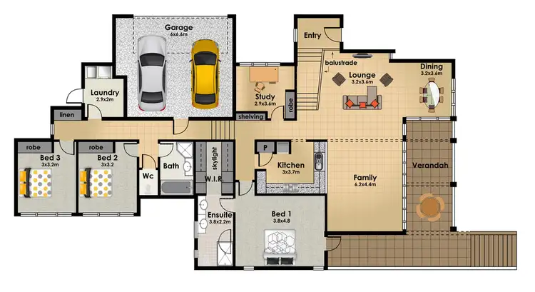 Floorplan of Homely house listing, 8 Tangmere Court, Noosa Heads QLD 4567
