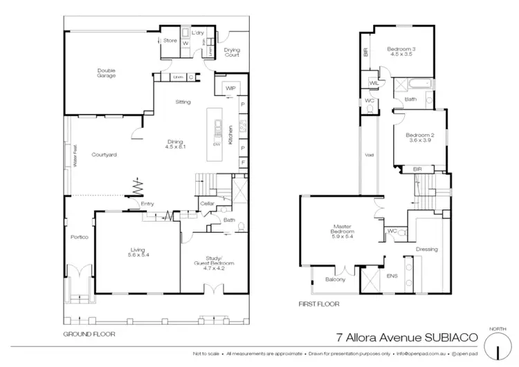 Floorplan of Homely house listing, 7 Allora Avenue, Subiaco WA 6008