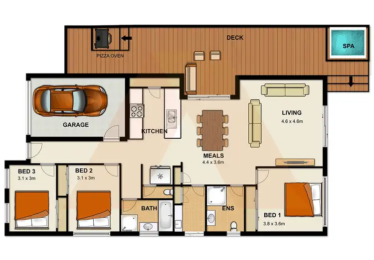 Floorplan of Homely house listing, 6 Kanimbla Street, Holmview QLD 4207