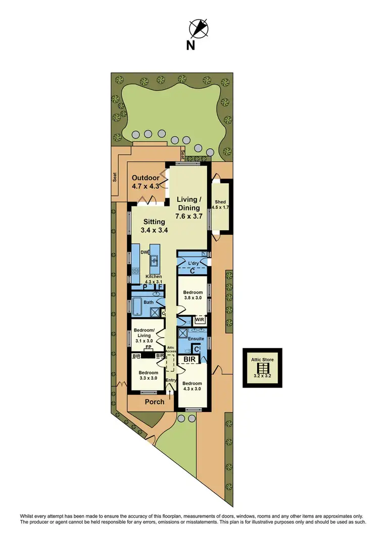 Floorplan of Homely house listing, 7 Paine St, Newport VIC 3015