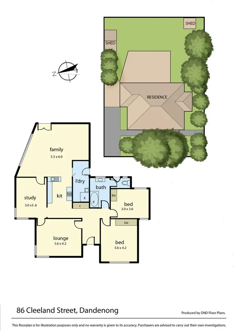 Floorplan of Homely house listing, 86 Cleeland Street, Dandenong VIC 3175