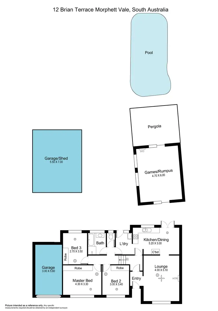 Floorplan of Homely house listing, 12 Brian Terrace, Morphett Vale SA 5162