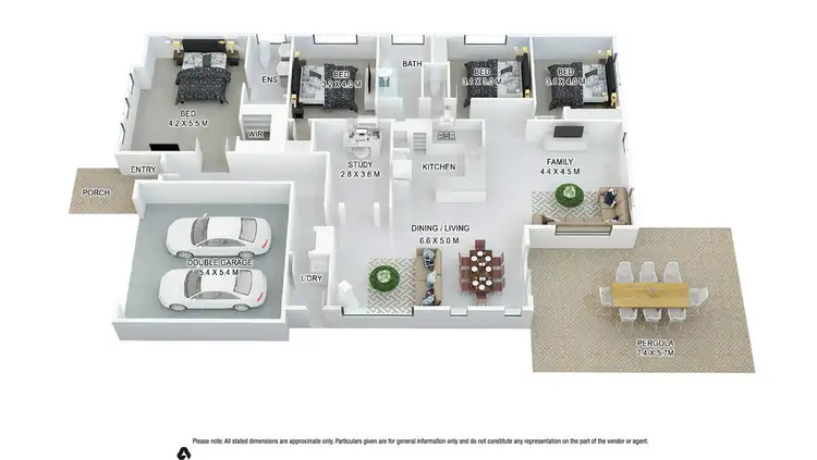 Floorplan of Homely house listing, 57 Heaton Avenue, Claremont Meadows NSW 2747