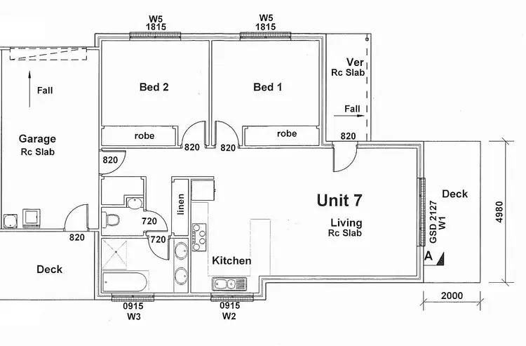 Floorplan of Homely house listing, 7/25 Royal Street, Worrigee NSW 2540