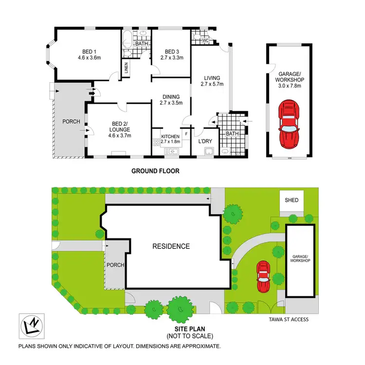 Floorplan of Homely house listing, 1 Tawa Street, Ashfield NSW 2131