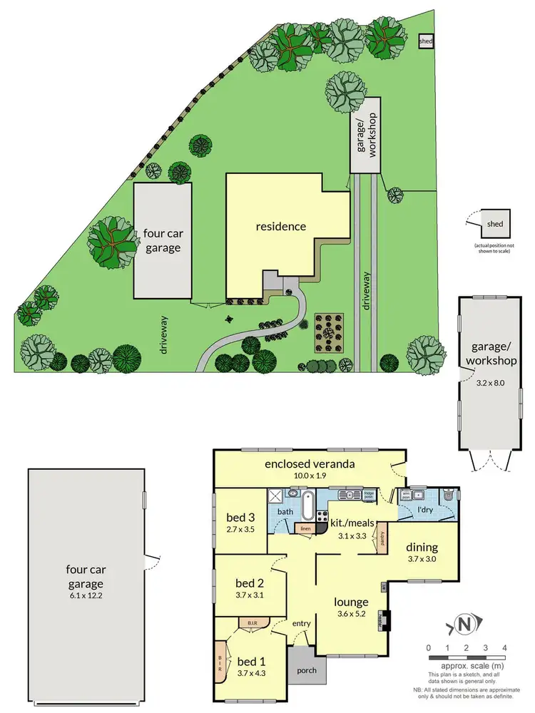 Floorplan of Homely house listing, 44 Galway Street, Seaford VIC 3198
