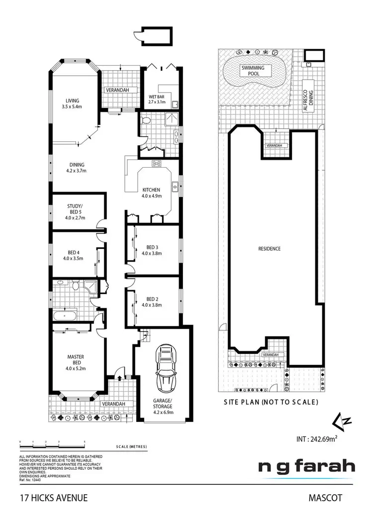 Floorplan of Homely house listing, 17 Hicks Avenue, Mascot NSW 2020