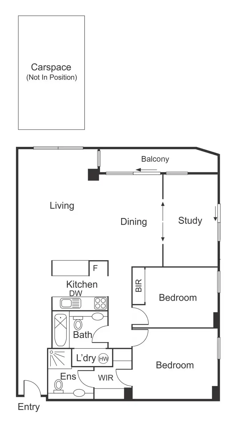 Floorplan of Homely apartment listing, 1007/181 Exhibition Street, Melbourne VIC 3000