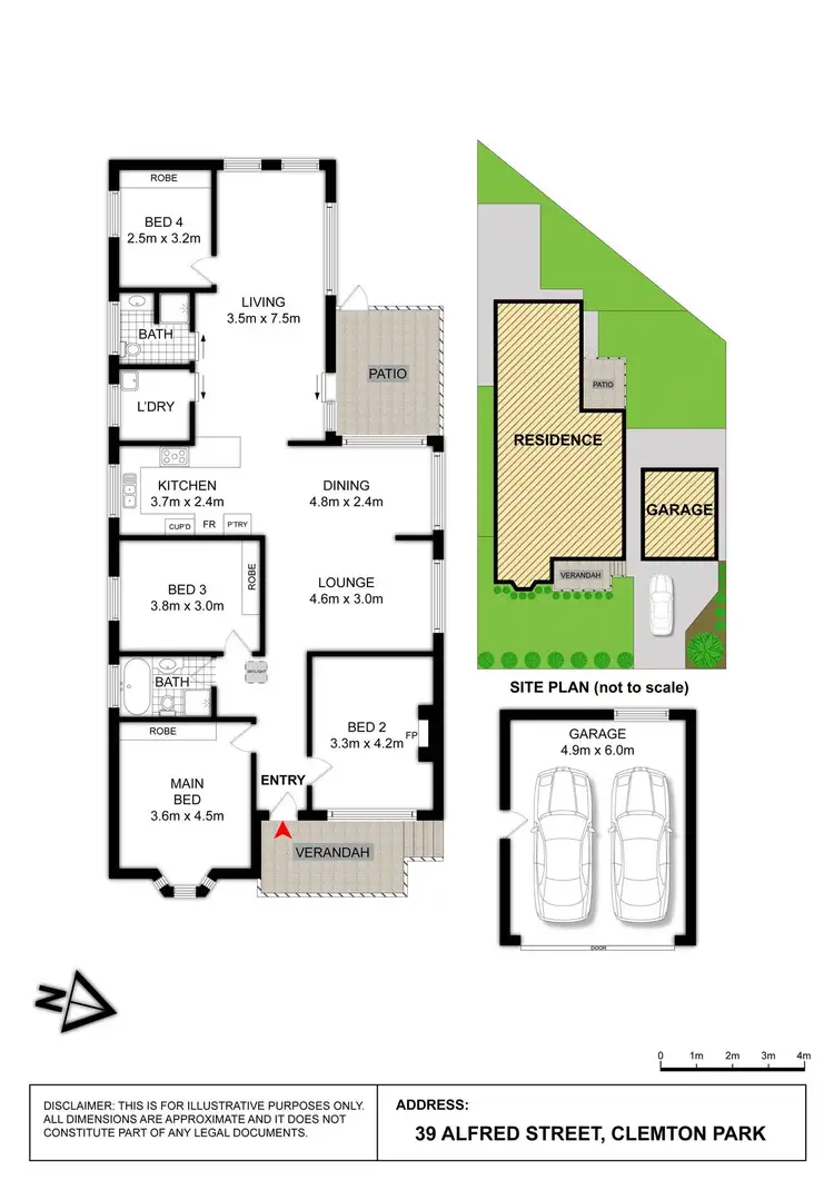 Floorplan of Homely house listing, 39 Alfred Street, Clemton Park NSW 2206