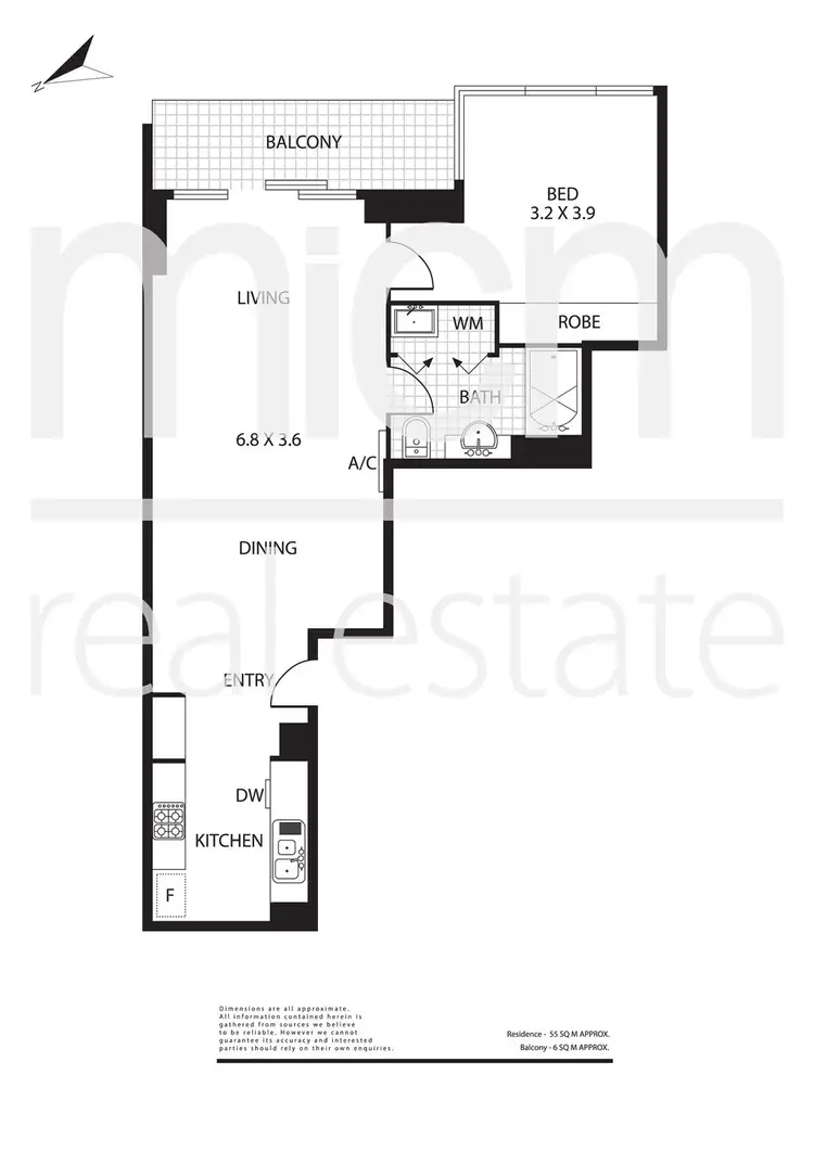 Floorplan of Homely apartment listing, 285/173 City Road, Southbank VIC 3006