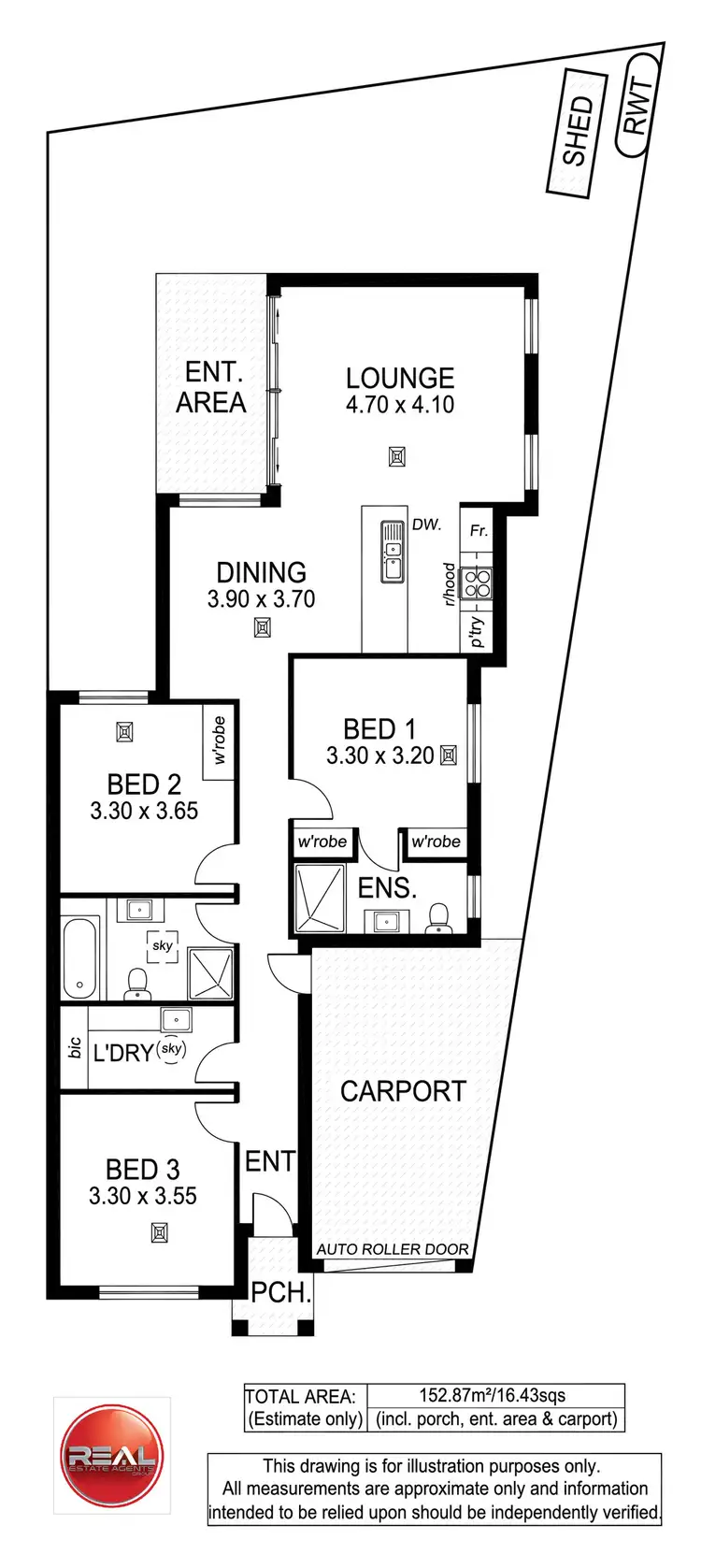 Floorplan of Homely house listing, 1B Rugby Street, Dover Gardens SA 5048