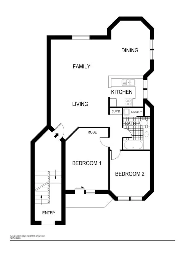 Floorplan of Homely apartment listing, 31/14 Darling Street, Barton ACT 2600