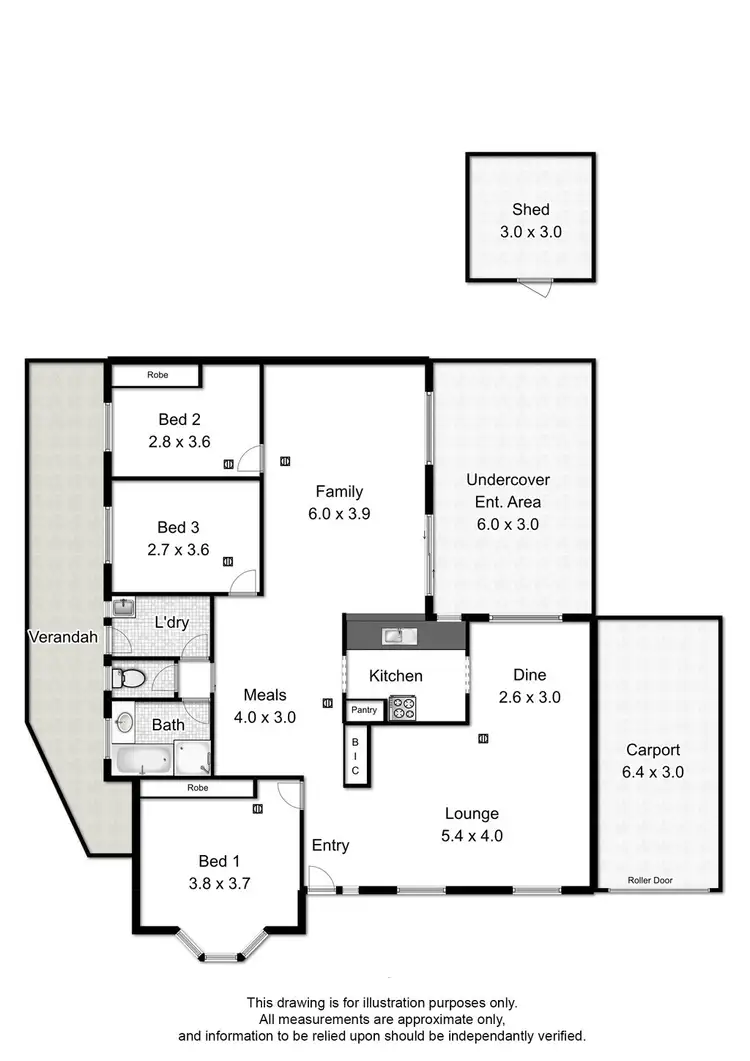 Floorplan of Homely house listing, 34 Federation Way, Andrews Farm SA 5114
