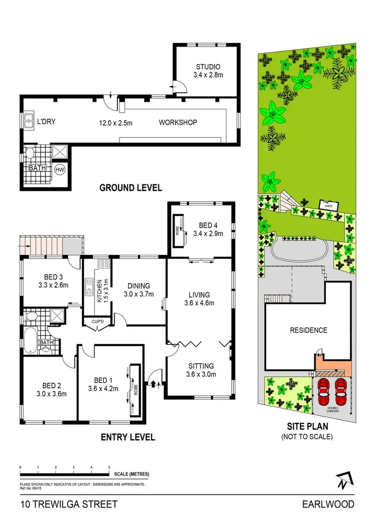 Floorplan of Homely house listing, 10 Trewilga Avenue, Earlwood NSW 2206