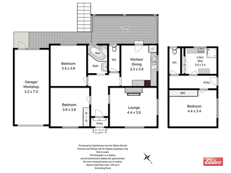 Floorplan of Homely house listing, 25 Ross Street, Montello TAS 7320