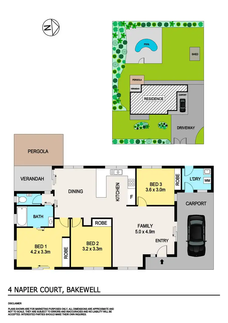 Floorplan of Homely house listing, 4 Napier Court, Bakewell NT 832