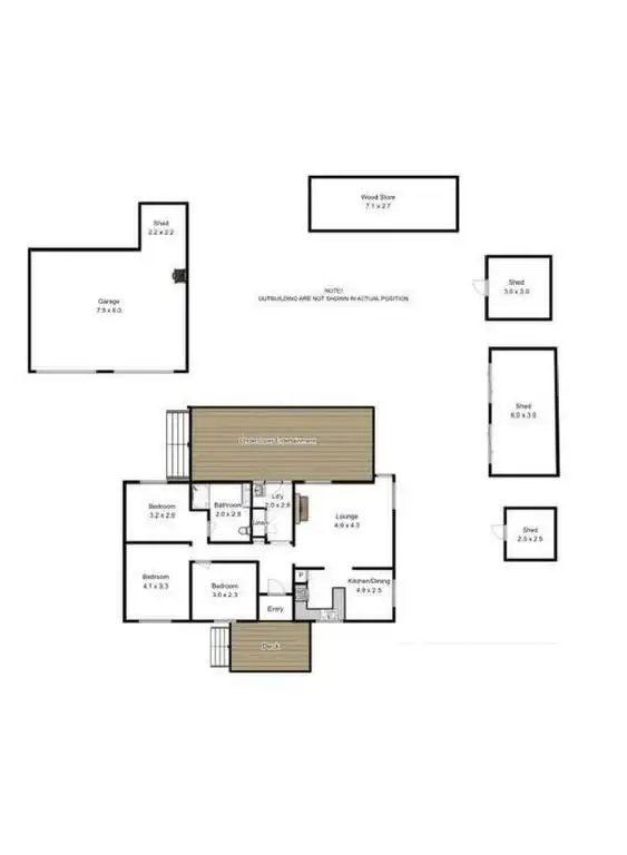 Floorplan of Homely house listing, 6 Davies Place, Deloraine TAS 7304