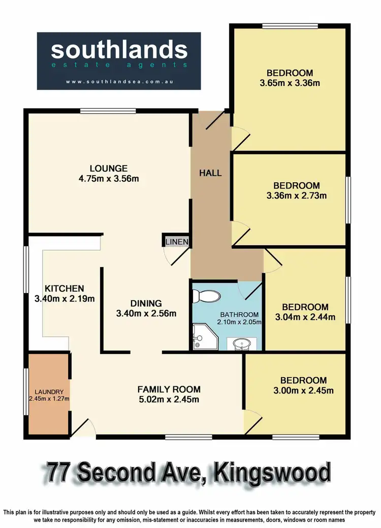 Floorplan of Homely house listing, 77 Second Avenue, Kingswood NSW 2747