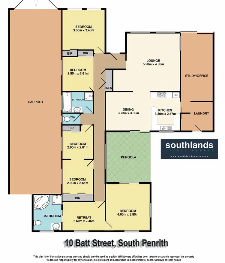 Floorplan of Homely house listing, 10 Batt Street, South Penrith NSW 2750