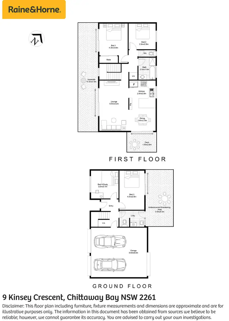 Floorplan of Homely house listing, 9 Kinsey Crescent, Chittaway Bay NSW 2261
