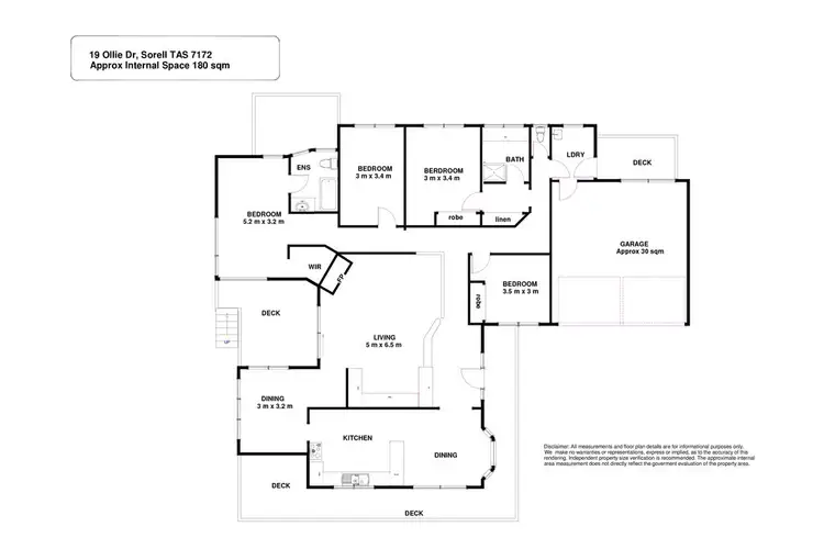 Floorplan of Homely house listing, 19 Ollie Drive, Sorell TAS 7172