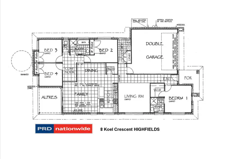 Floorplan of Homely house listing, 8 Koel Crescent, Highfields QLD 4352