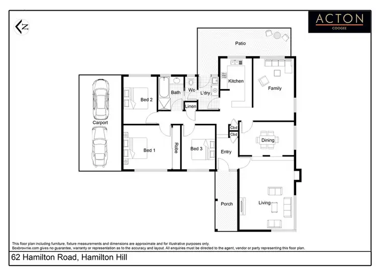Floorplan of Homely house listing, 62 Hamilton Road, Hamilton Hill WA 6163