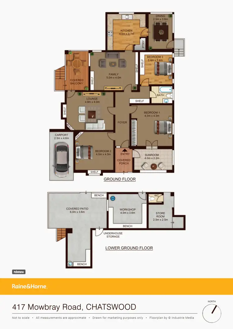 Floorplan of Homely house listing, 417 Mowbray Road, Chatswood NSW 2067