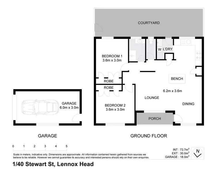 Floorplan of Homely other listing, 1/40 Stewart Street, Lennox Head NSW 2478