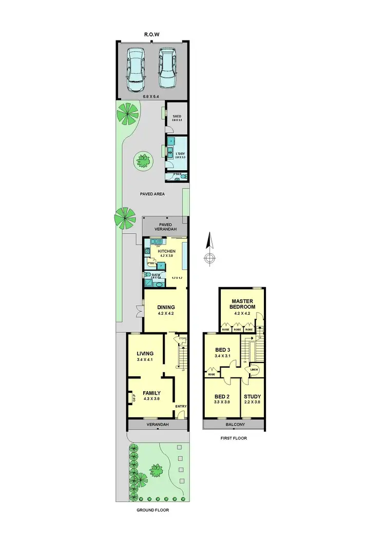 Floorplan of Homely house listing, 329 Brunswick Road, Brunswick VIC 3056