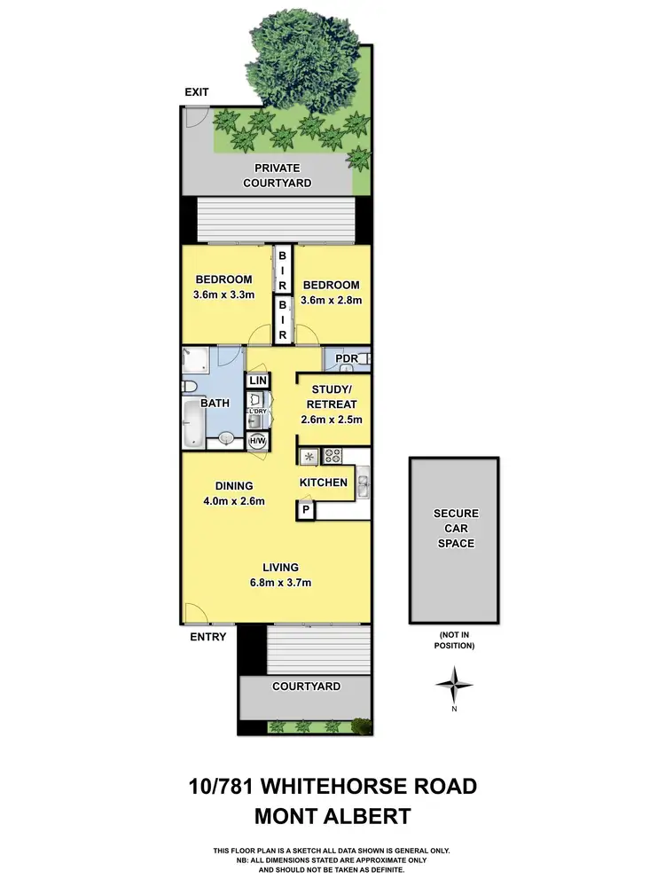 Floorplan of Homely apartment listing, 10/781 Whitehorse Road, Mont Albert VIC 3127