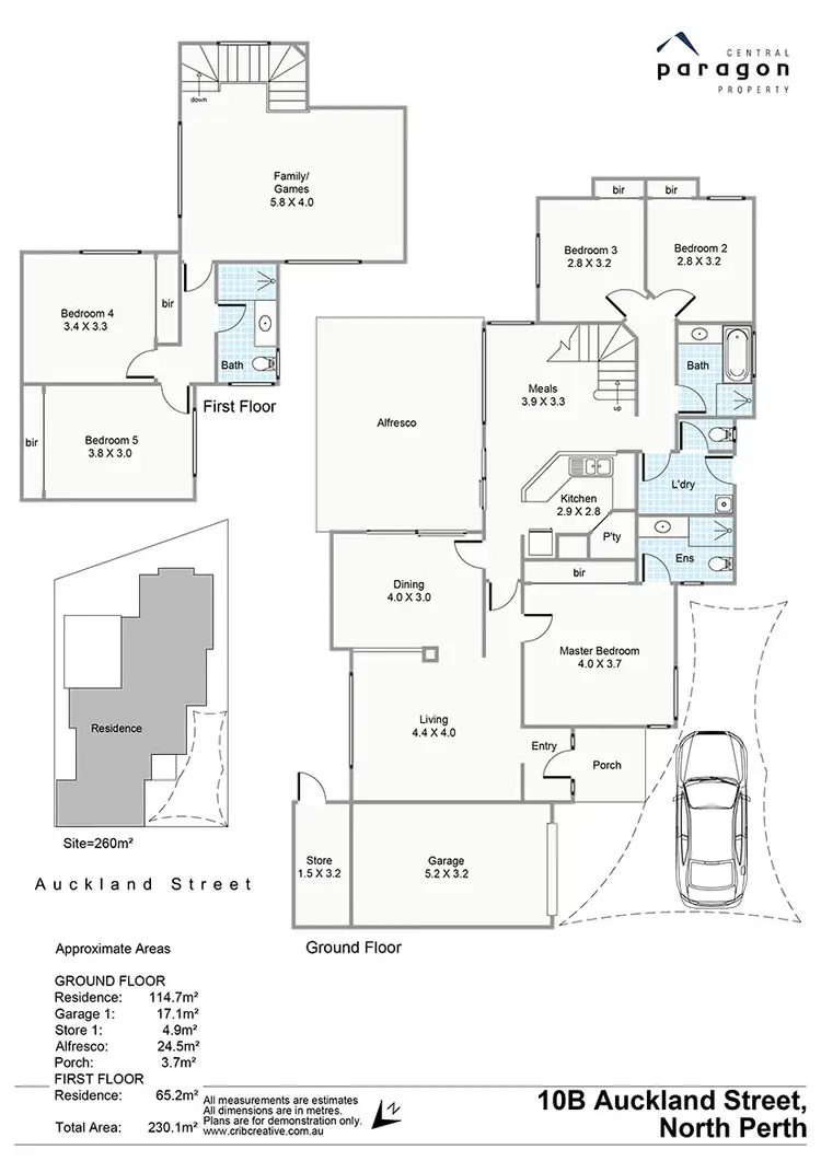 Floorplan of Homely house listing, 10b Auckland Street, North Perth WA 6006