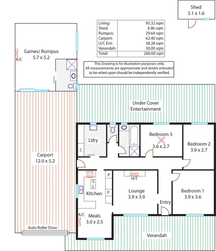 Floorplan of Homely house listing, 46 Goodall Crescent, Salisbury SA 5108