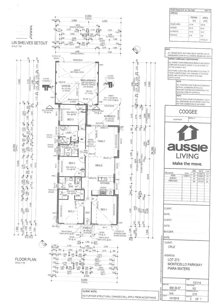 Floorplan of Homely house listing, 117 Monticello Parkway, Piara Waters WA 6112