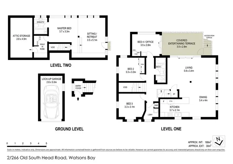 Floorplan of Homely apartment listing, 2/266 Old South Head Road, Vaucluse NSW 2030