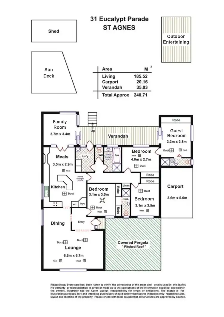 Floorplan of Homely house listing, 31 Eucalypt Parade, St Agnes SA 5097