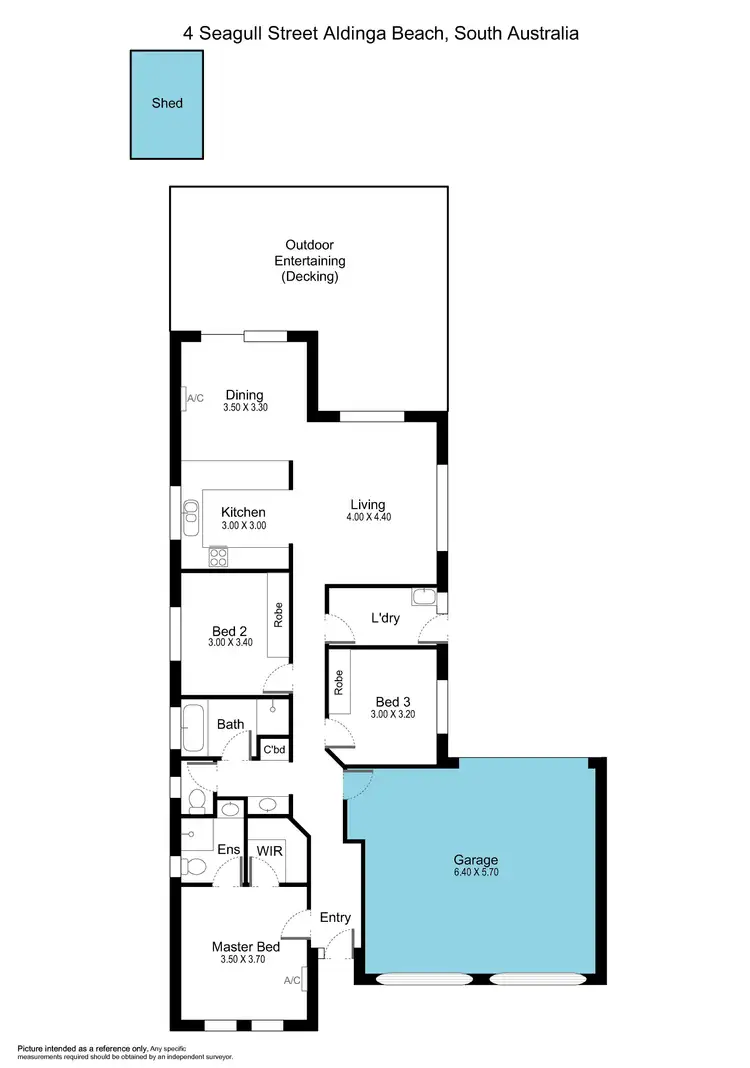 Floorplan of Homely house listing, 4 Seagull Street, Aldinga Beach SA 5173