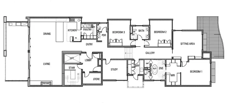 Floorplan of Homely apartment listing, 2/21 Eric Street, Cottesloe WA 6011