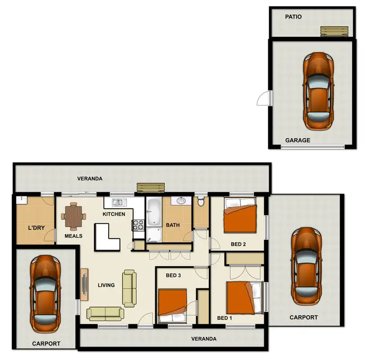 Floorplan of Homely house listing, 17 Conifer Street, Hillcrest QLD 4118