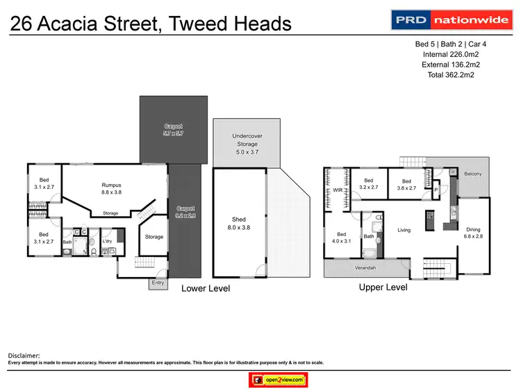 Floorplan of Homely house listing, 26 Acacia Street, Tweed Heads South NSW 2486