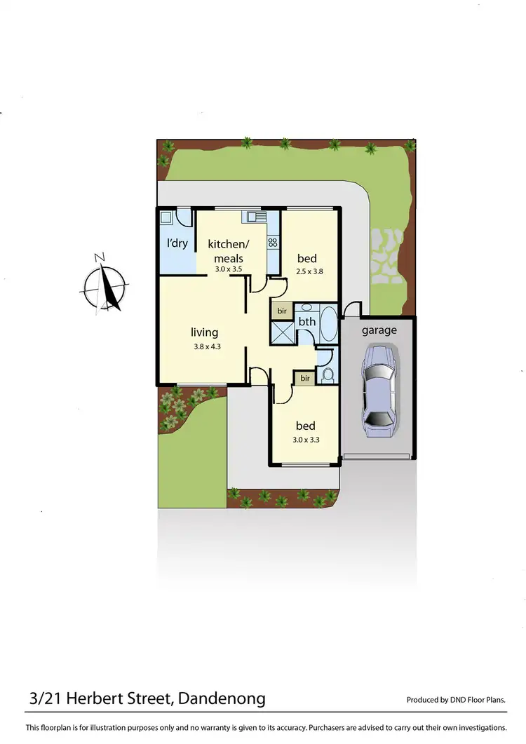 Floorplan of Homely unit listing, 3/21 Herbert Street, Dandenong VIC 3175