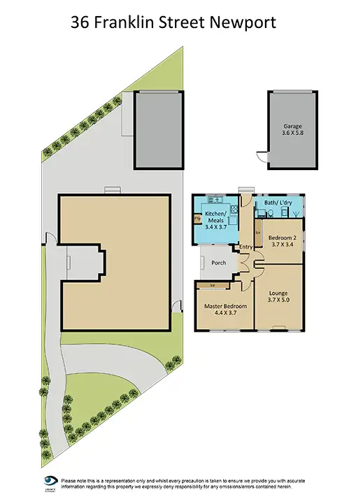 Floorplan of Homely house listing, 36 Franklin Street, Newport VIC 3015