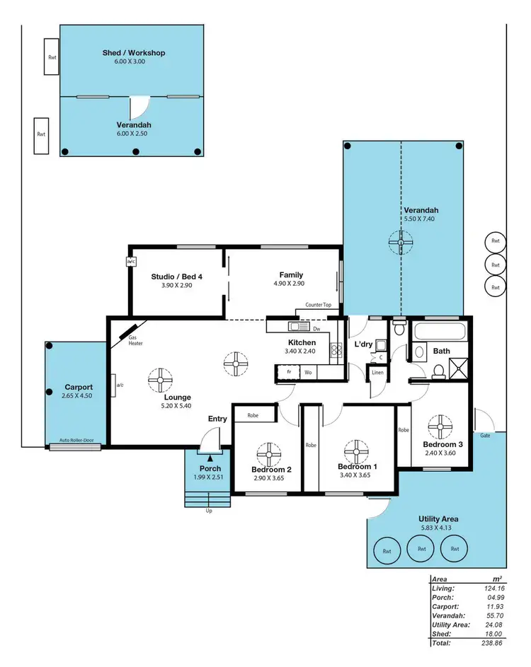 Floorplan of Homely house listing, 7 Boxwood Road, O'halloran Hill SA 5158