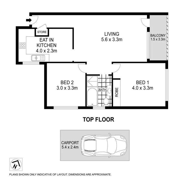 Floorplan of Homely unit listing, 7/9 Anderson Street, Belmore NSW 2192