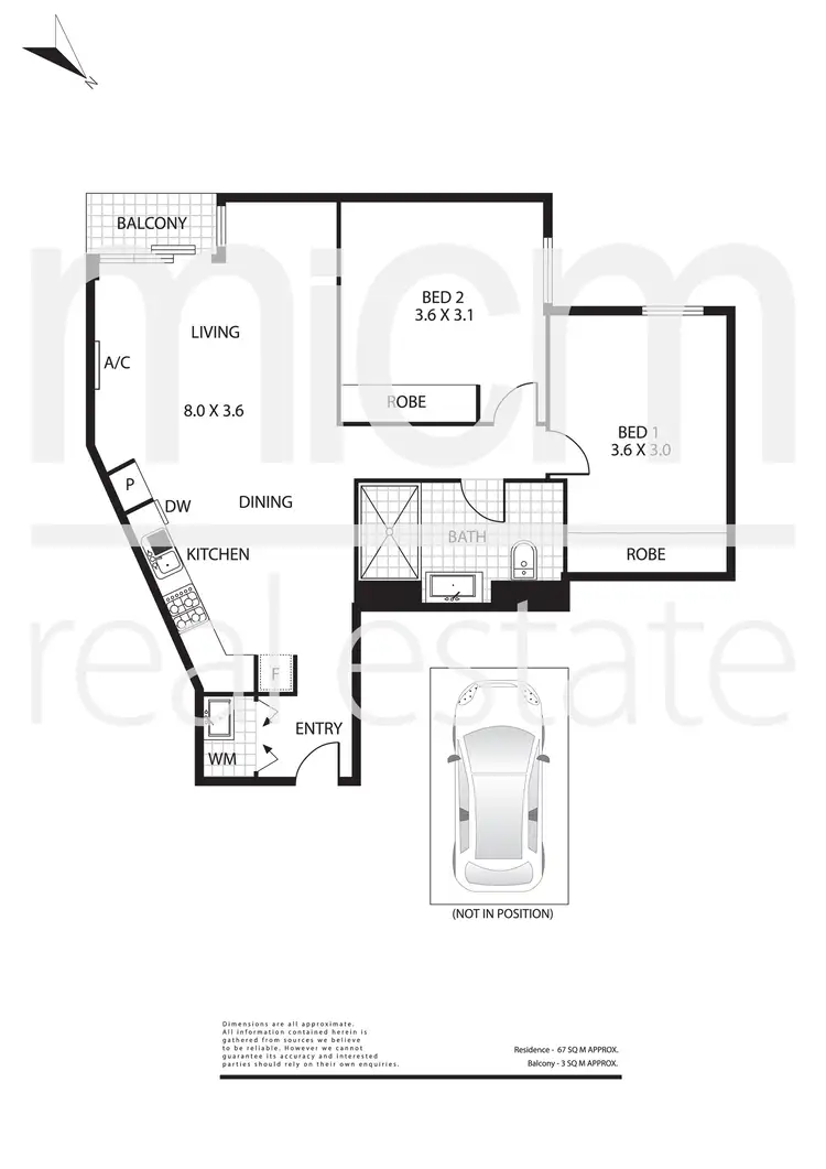Floorplan of Homely apartment listing, 2610/283 City Road, Southbank VIC 3006