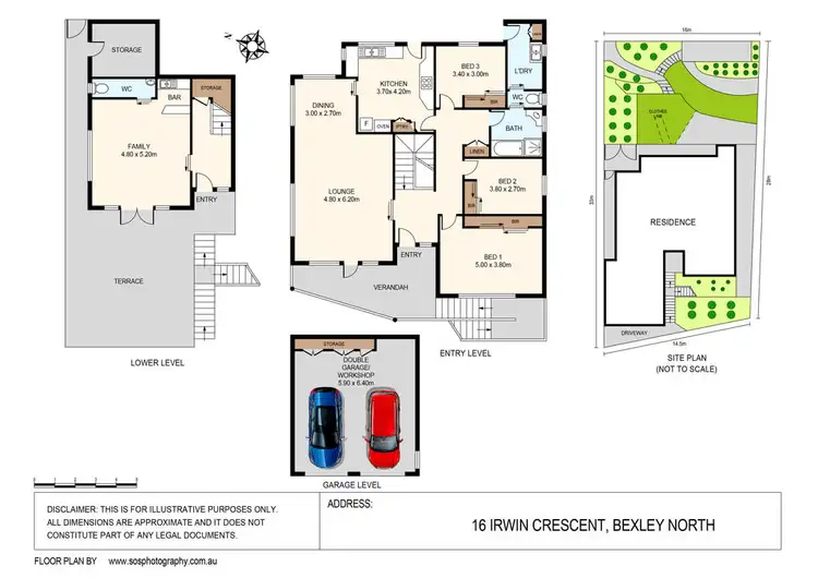 Floorplan of Homely house listing, 16 Irwin Crescent, Bexley North NSW 2207