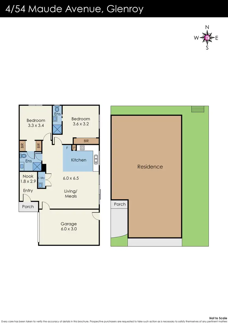 Floorplan of Homely unit listing, 4/54 Maude Avenue, Glenroy VIC 3046