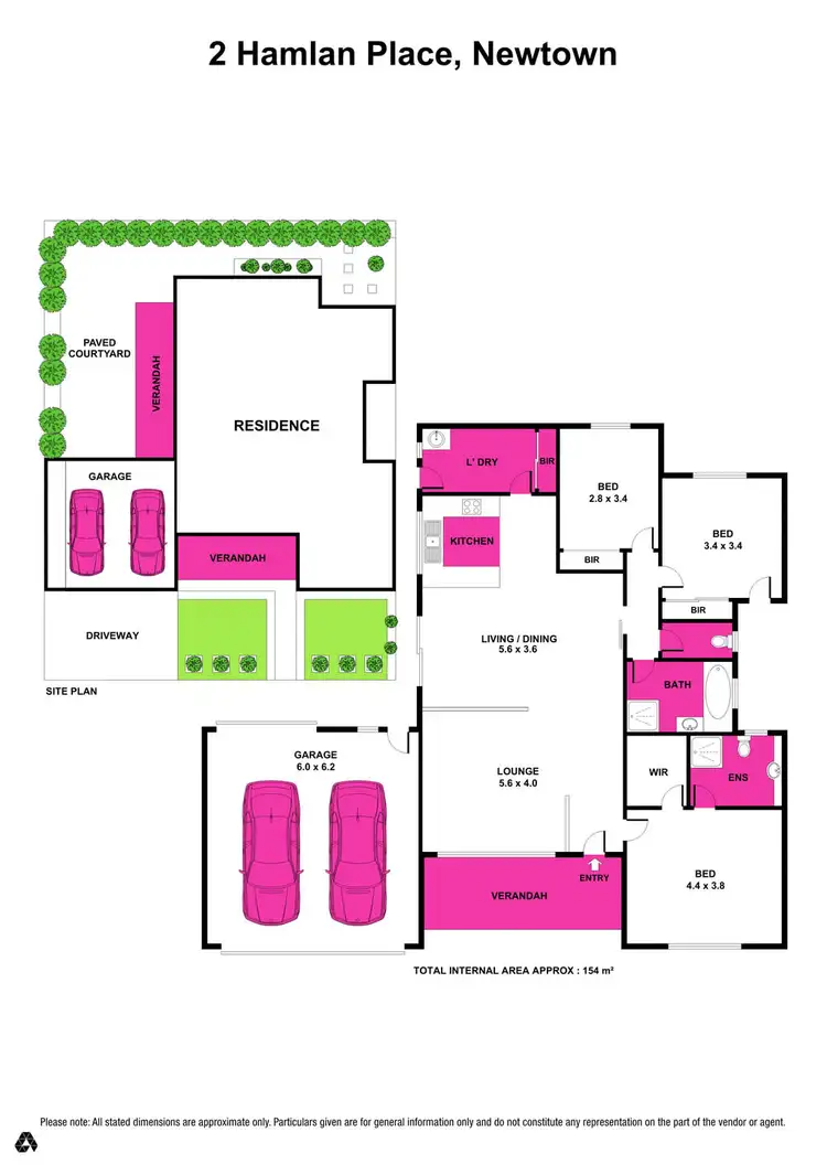 Floorplan of Homely house listing, 2 Hamlan Place, Newtown VIC 3220